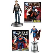 Dc Comics Question & Superman White King Chess Piece & Mag